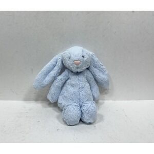 Jellycat Bashful Blue Bunny Rabbit Small Rattle Plush